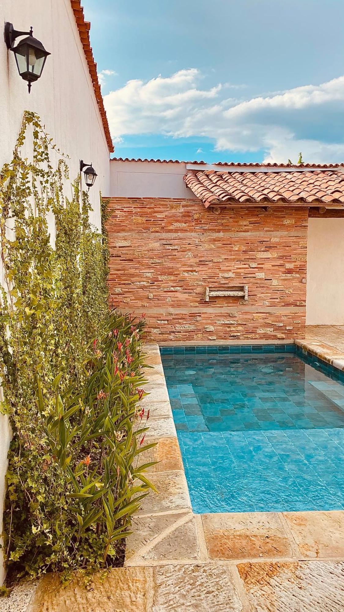 Casa Santo Domingo Guadalupe Santander Hotel Bagian luar foto